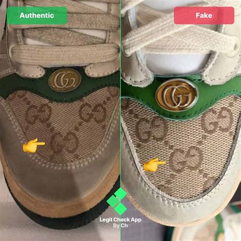 real gucci sandals vs fake|knockoff Gucci sneakers.